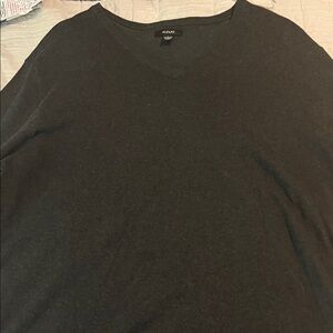 Alfani Men's V-Neck Sweater in Charcoal